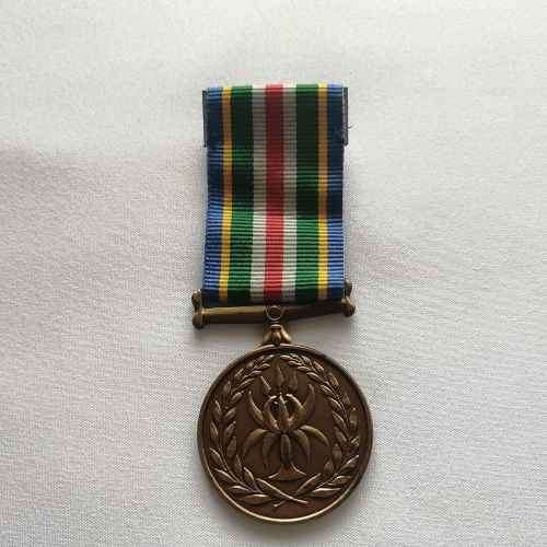 Set of 3 Police service medals issued to Warrant Officer DeVlin Williams