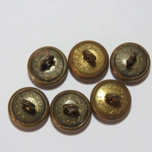 South African Air force buttons lot of 6 smaller size buttons - Made by Gaunt London