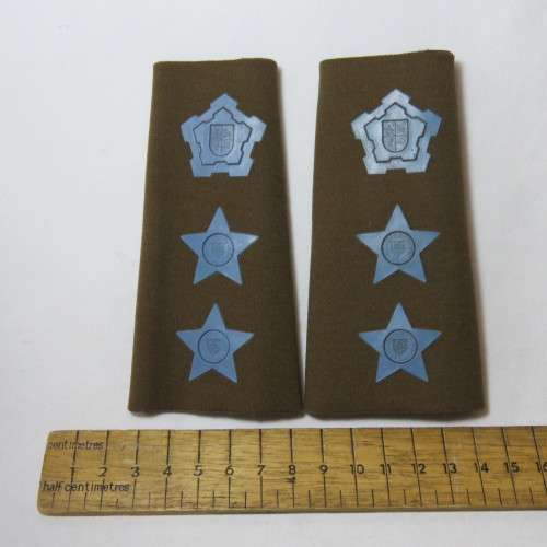 Pair of SA Air Force Colonel rank epaulettes