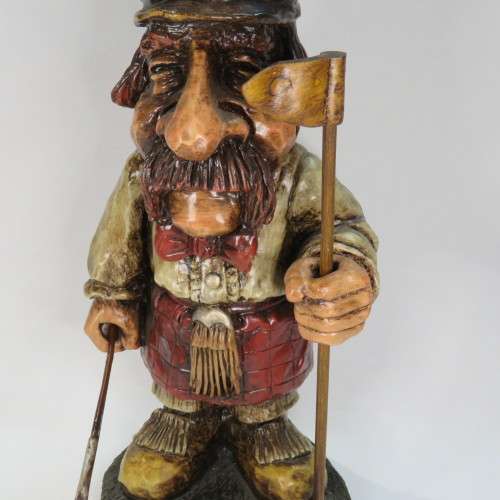 Elweco Golfer novelty figurine - Polyresin