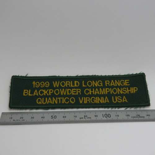 1999 World Long Range Blackpowder Championship badge