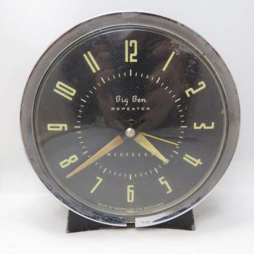 Vintage Big Ben westclox alarm clock - Runs and stops - Needs service