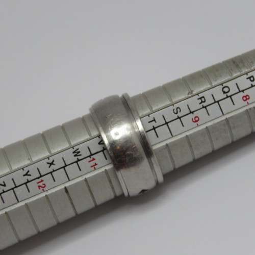 Stainless steel mens ring weight 6,9 g - Size U