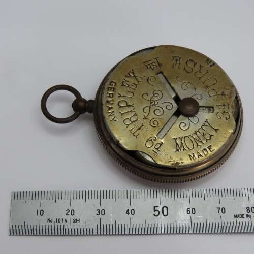 Vintage Triplex money purse pocket coin holder