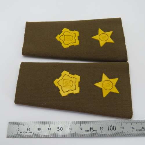 Pair of SADF Commandant rank epaulettes