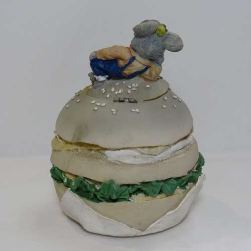 Hamburger with mouse money box