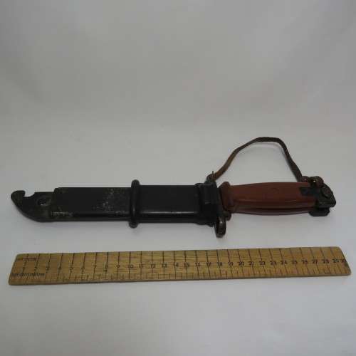 Polish AKM 6H4 wire cutter bayonet with sheath