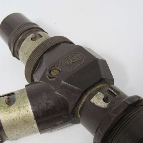 Vintage IRL Bakelite electrical fitting