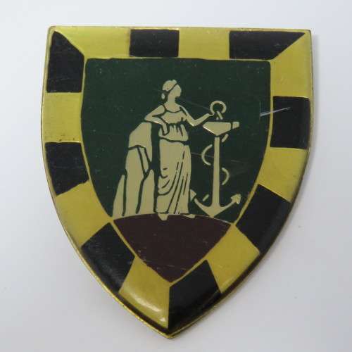 SADF Cape Corps Infantry battalion shoulder flash - pins broken