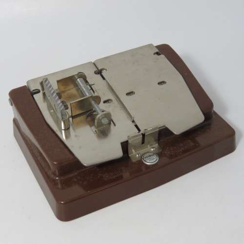 Pair of vintage film splicers