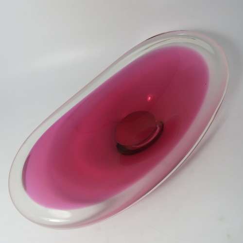 Beautiful Murano glass bowl - size 32 x 18cm