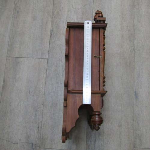 German Vrijslinger wall clock with South African teak case