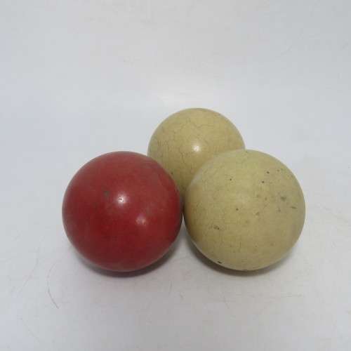 Antique Carom Billiards ball set