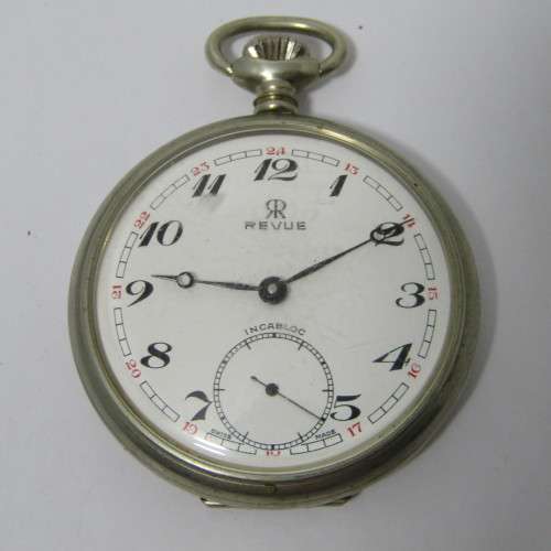 Vintage Revue pocket watch - working