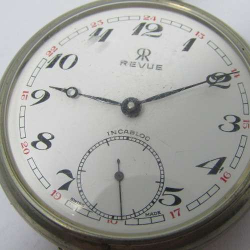 Vintage Revue pocket watch - working