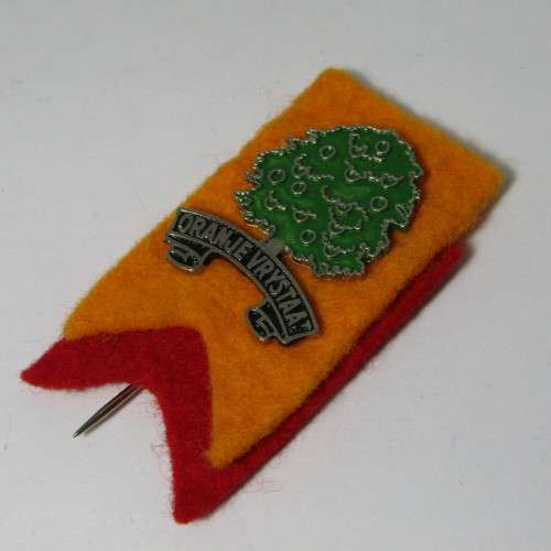 Vintage Oranje Vrystaat Rugby pin badge