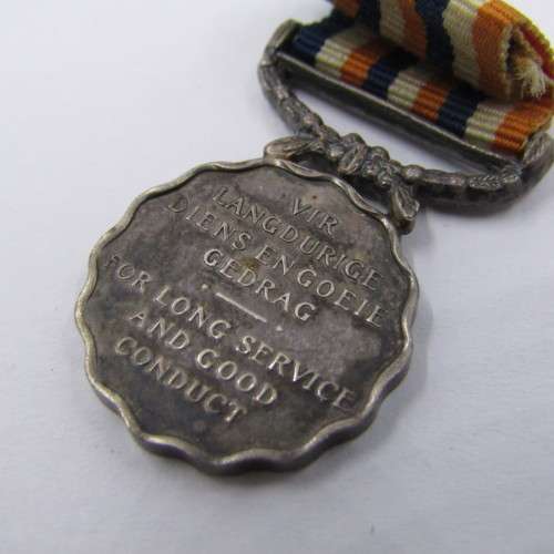 SA Army Permanent Force Good Service medal miniature