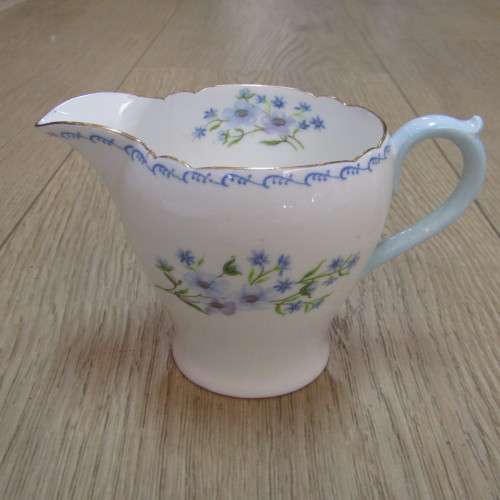 Vintage Shelley Blue Rock 24 Piece tea set