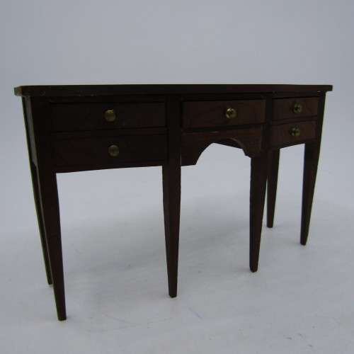 Doll`s House furniture Vintage sideboard for lounge - with 5 drawers