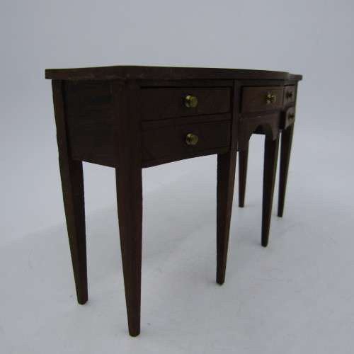 Doll`s House furniture Vintage sideboard for lounge - with 5 drawers