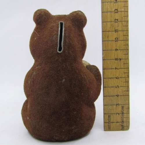 Vintage Hotel Ware Bear money box