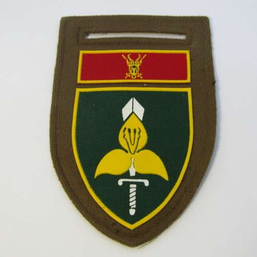 SADF 9th SA Division tupperware flash - no pin