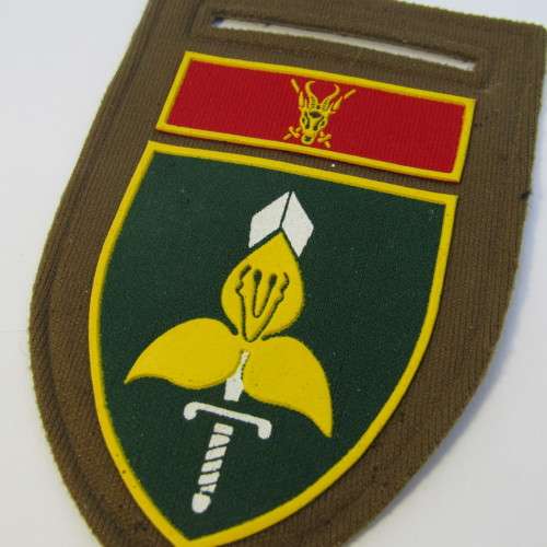 SADF 9th SA Division tupperware flash - no pin
