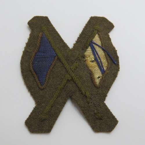 WW2 British Army regimental signallers cloth badge