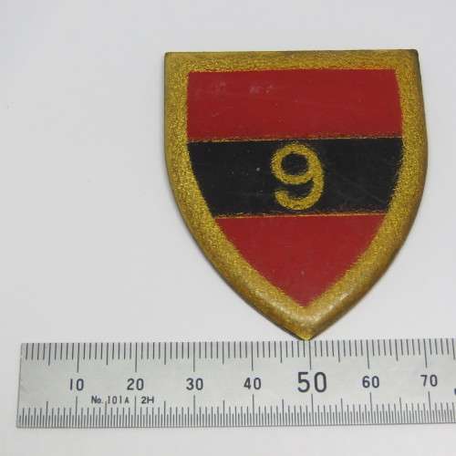 SADF 9 Engineer Squadron shoulder flash - No pins