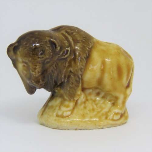 Vintage WADE Whimsies Bison figurine