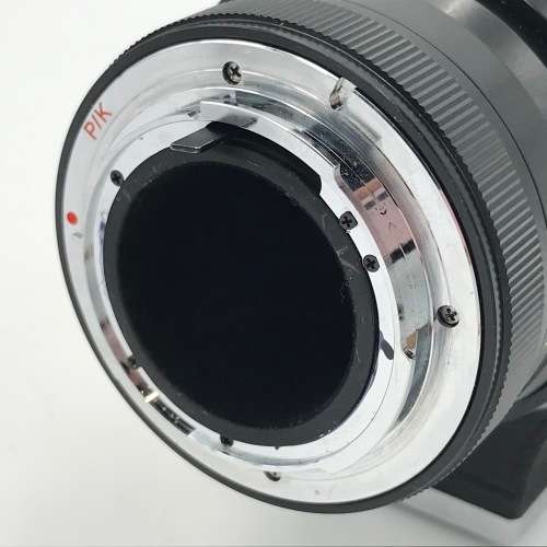 Vivitar 120mm-600mm f  1:5,6-8,0 telephoto 200m lens in case - lens is clean - P/K mount
