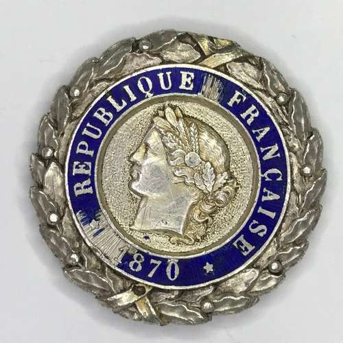French Military medal for valour in combat or long service - broken