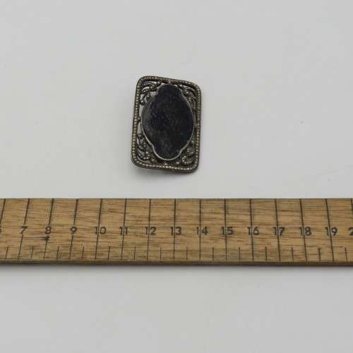 Vintage Silver marcasite brooch