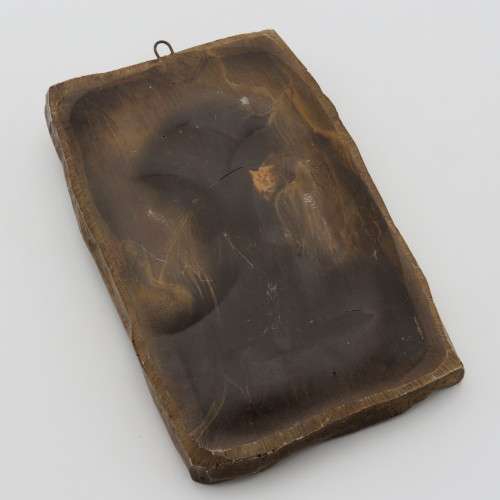 Vintage carved casting of woman