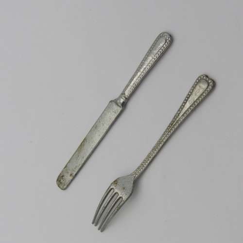 Miniature knife and fork - Doll house
