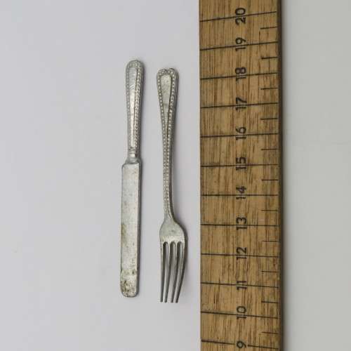 Miniature knife and fork - Doll house