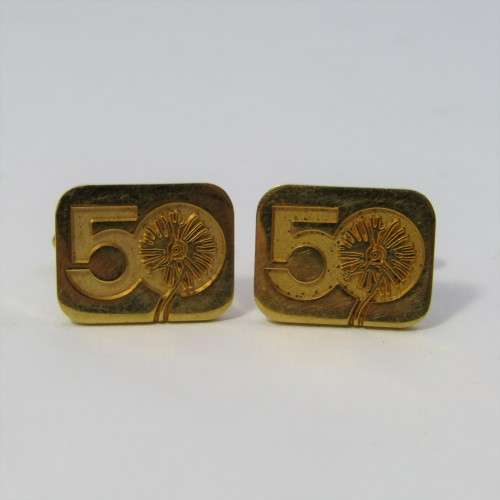 BULLS Rugby 50 year cufflinks