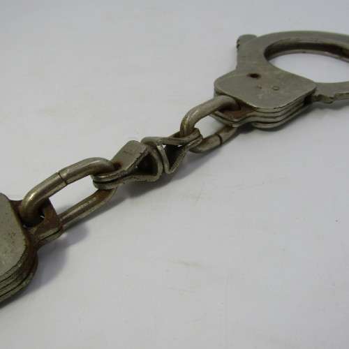 Vintage South Africa Police handcuffs