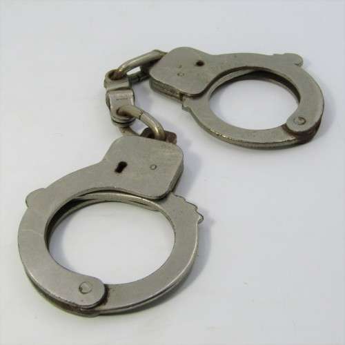 Vintage South Africa Police handcuffs