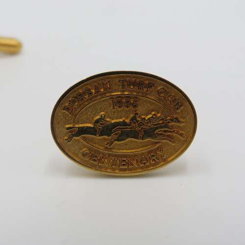 Pair of 1996 Durban Turf Club centenary cufflinks