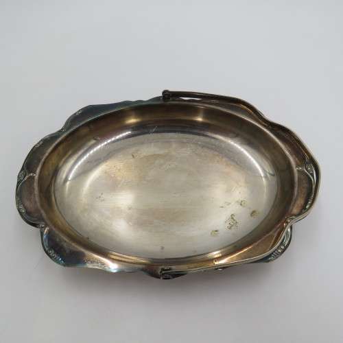Vintage silver plated trinket bowl