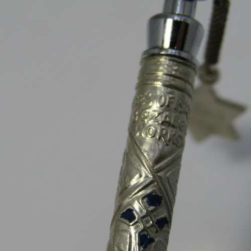 Merkur Israel pen - Tribes of Israel Bezalel works - looks like silver