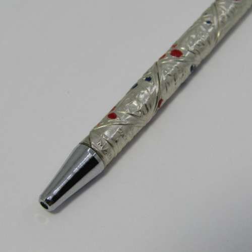Merkur Israel pen - Tribes of Israel Bezalel works - looks like silver