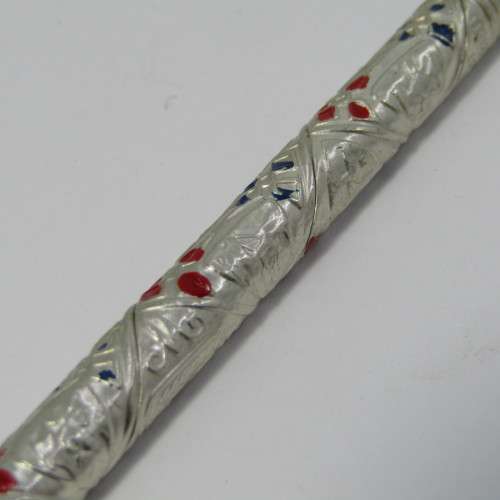 Merkur Israel pen - Tribes of Israel Bezalel works - looks like silver