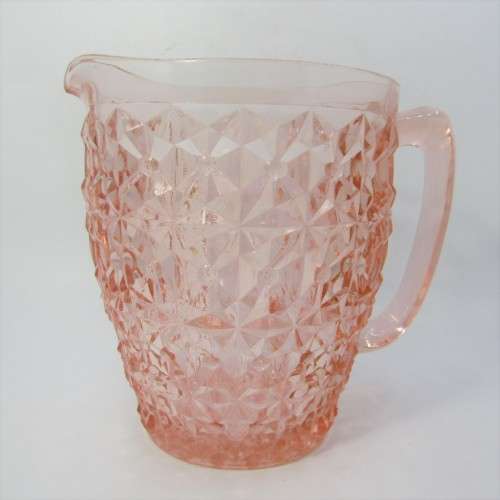 Vintage Carnival glass water jug