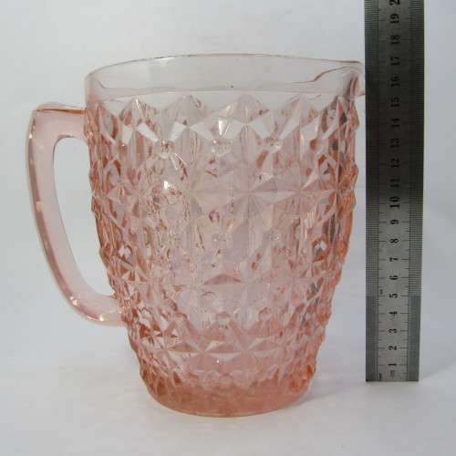 Vintage Carnival glass water jug