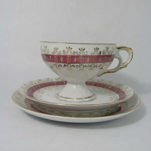 Beautiful vintage porcelain trio