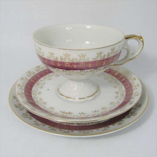 Beautiful vintage porcelain trio