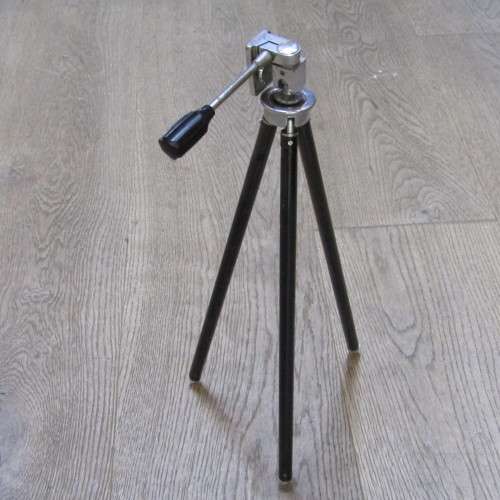 Vintage SAIGA camera tripod - 130cm