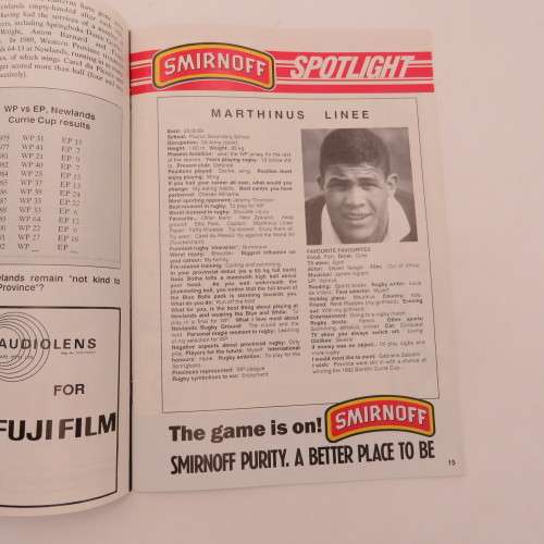 WP Rugby official programme - Norwich life WOP vs DS Security EP - 04 July 1992